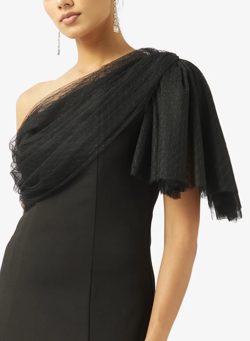 Iyra  One Shoulder Maxi Dress for Women | Best Price UAE